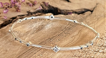 Armreif 925 Sterlingsilber mit Zirkoniasteinchen
