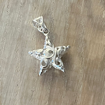 Wunderschöner Sternanhänger 925 Sterlingsilber 20mm