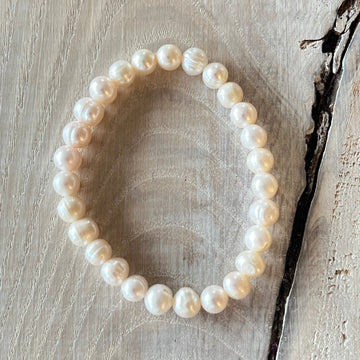 Elastarmband Süsswasserperle 4mm