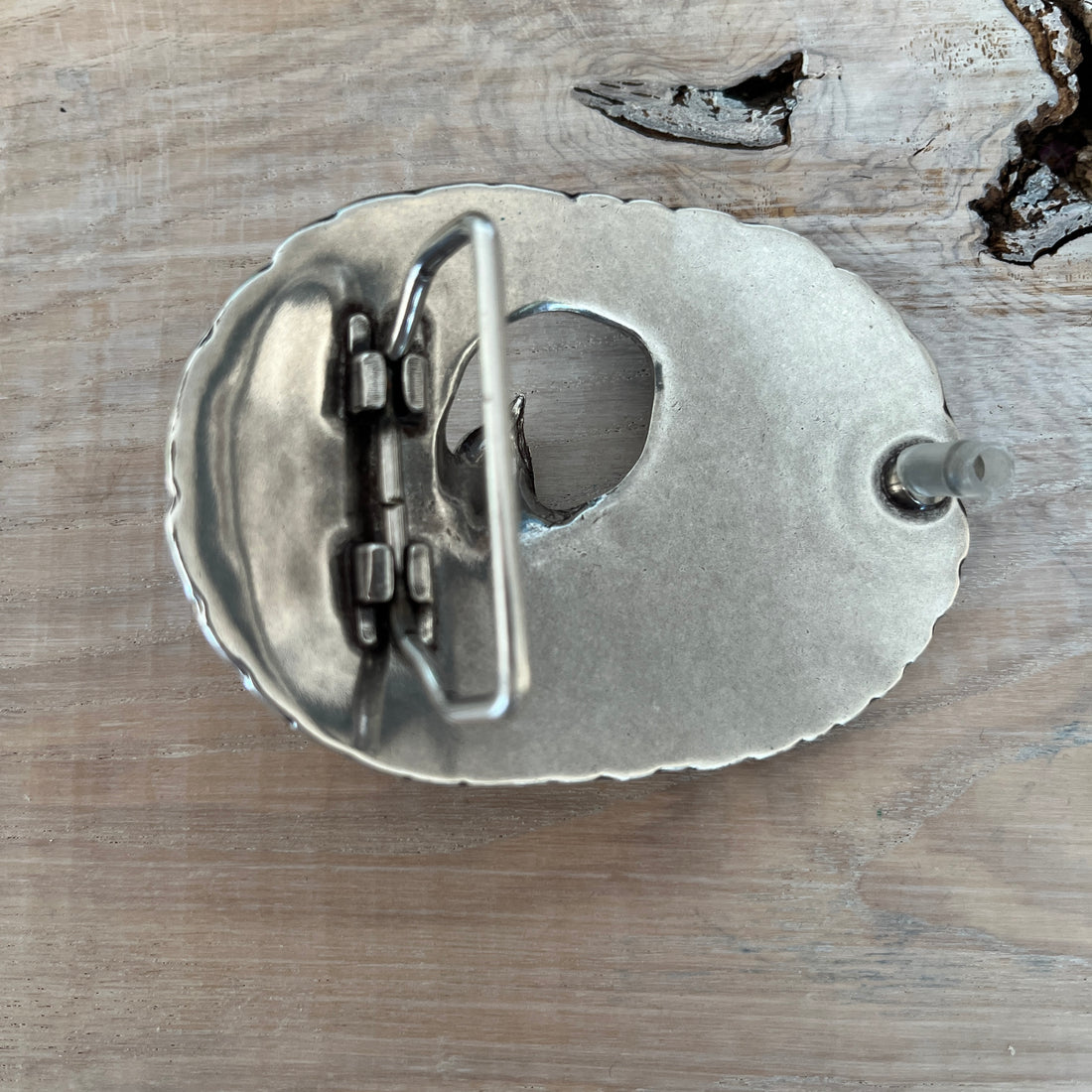 Wechselschnalle Phönix Vogel silberfarben leicht geschwärzt 6,5x8,5cm, massiv Metall. Passend für Gürtel bis 4cm Breite