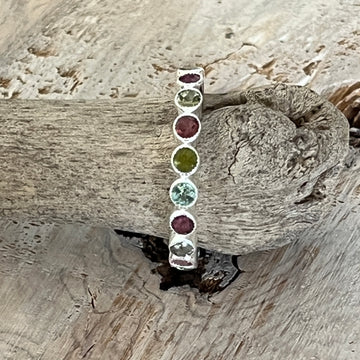 Ring 925 Sterlingsilber mit Turmalinen 3,5mm