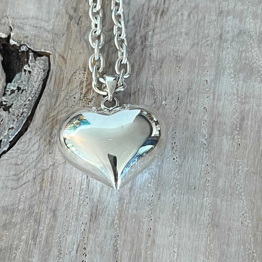 Herz-Anhänger 925 Silber poliert 23x26mm