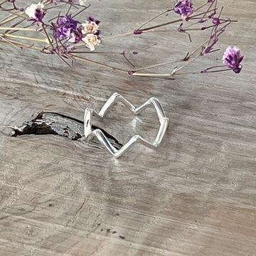 Ring 925 Sterlingsilber im Krönchendesign