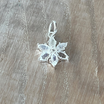 Anhänger 925 Sterlingsilber mit echtem Regenbogen Mondstein 13mm