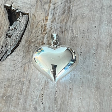 Herz-Anhänger 925 Silber poliert 23x26mm