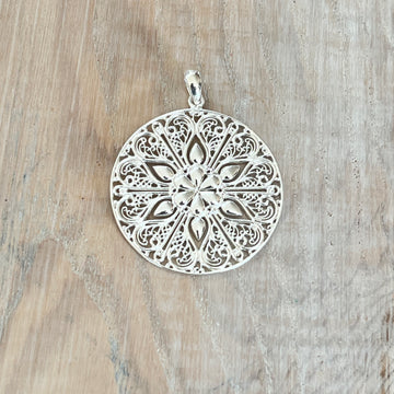 Wunderschönes Amulett 925 Sterlingsilber 35mm