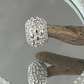 Grosslochperle  925 Sterlingsilber massive Ausführung
